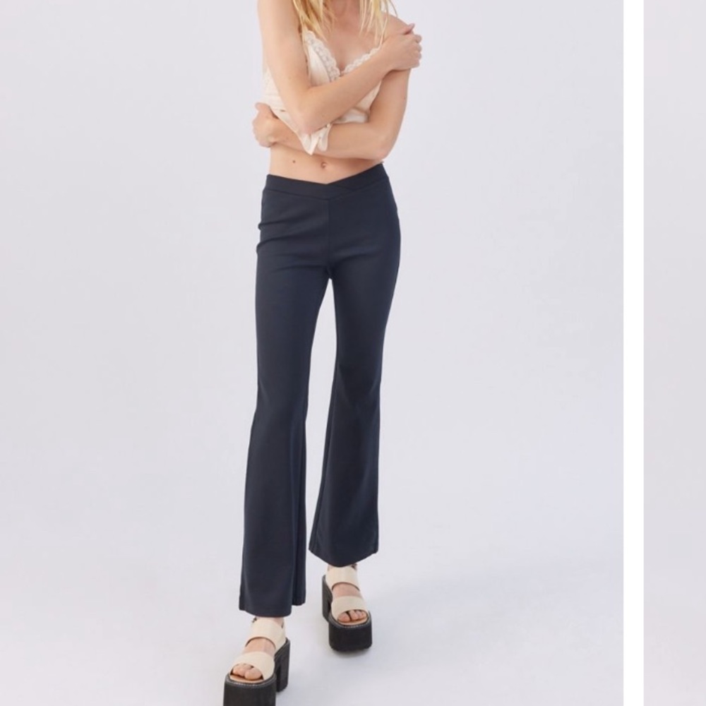 UO Aliya low rise ponte pants